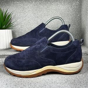 L.L. Bean Blue Suede Outdoor Hiking Sneakers Boots Shoes Size 7